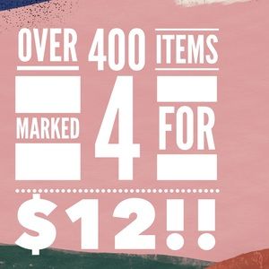 Tons of jewelry—4 for $12!!!! Necklaces, earrings, rings and more